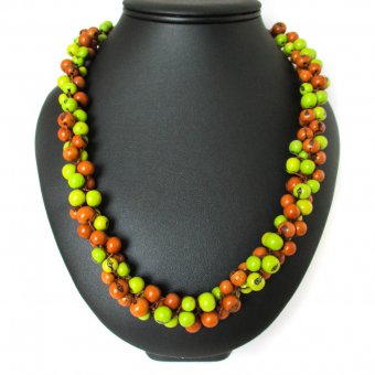 collier graines acai, bijoux ethnique artisanal naturel ecologique