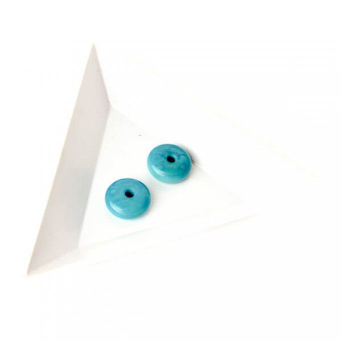Pastille 10mm turquoise