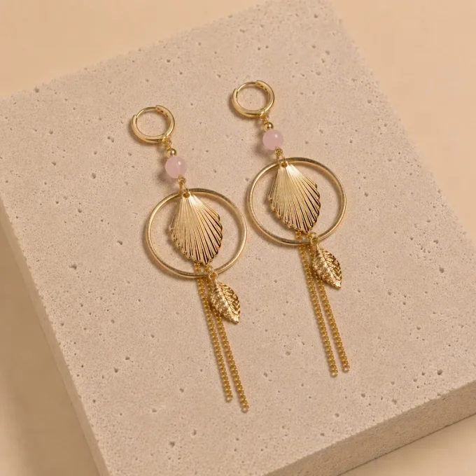 Boucles d'oreilles ESTELLA dorées