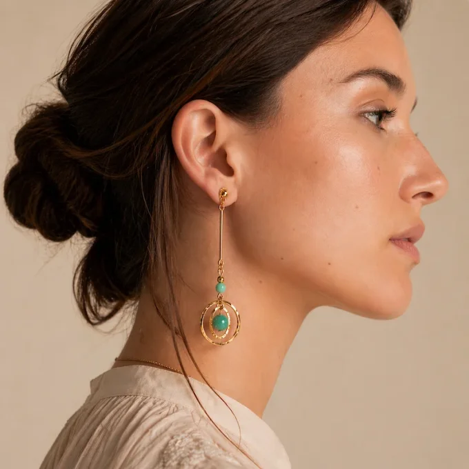 Boucles d'oreilles Uranus Or