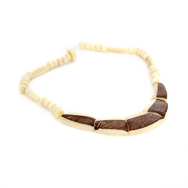 Collier Plastron Naturel En Ivoire V g tal Collier Plastron Naturel En Ivoire V g tal
