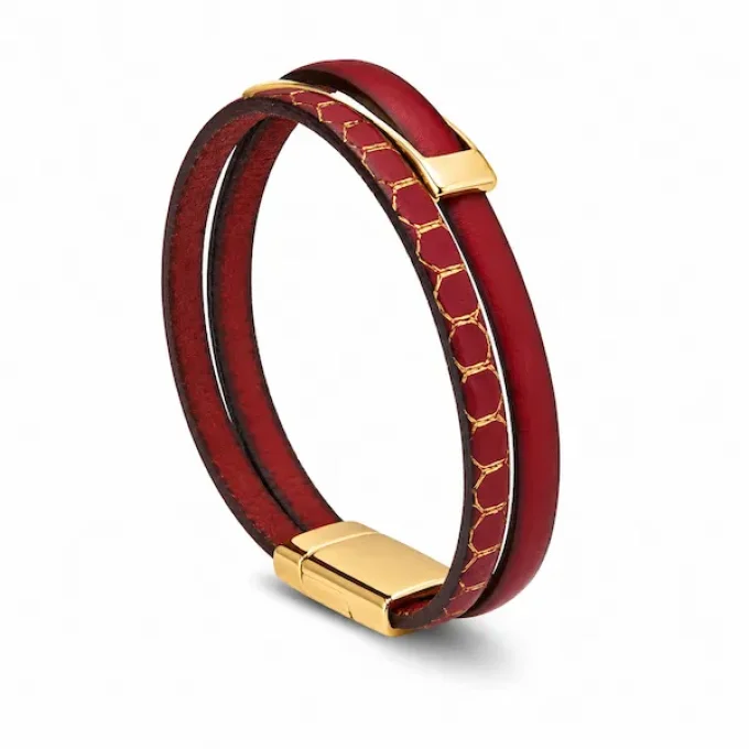 Bracelet Lifestyle Rouge & or