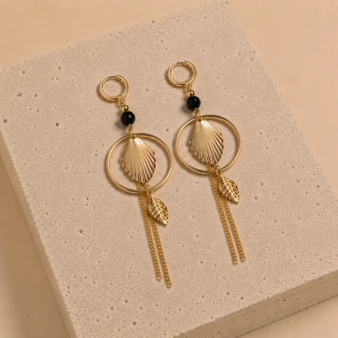 Boucles d'oreilles ESTELLA dorées