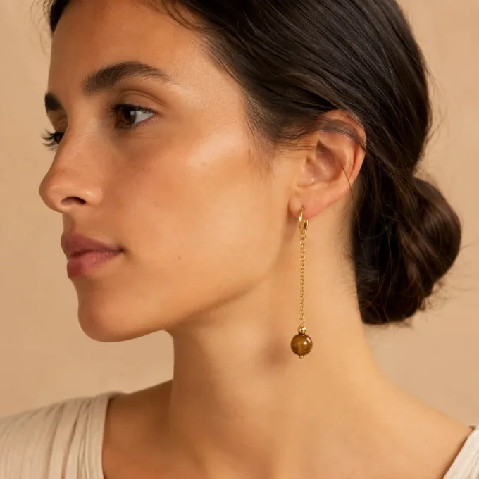 Boucles d'oreilles ÉOLIA or