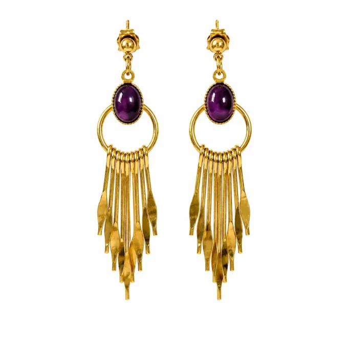 Boucles INDIA & Améthyste