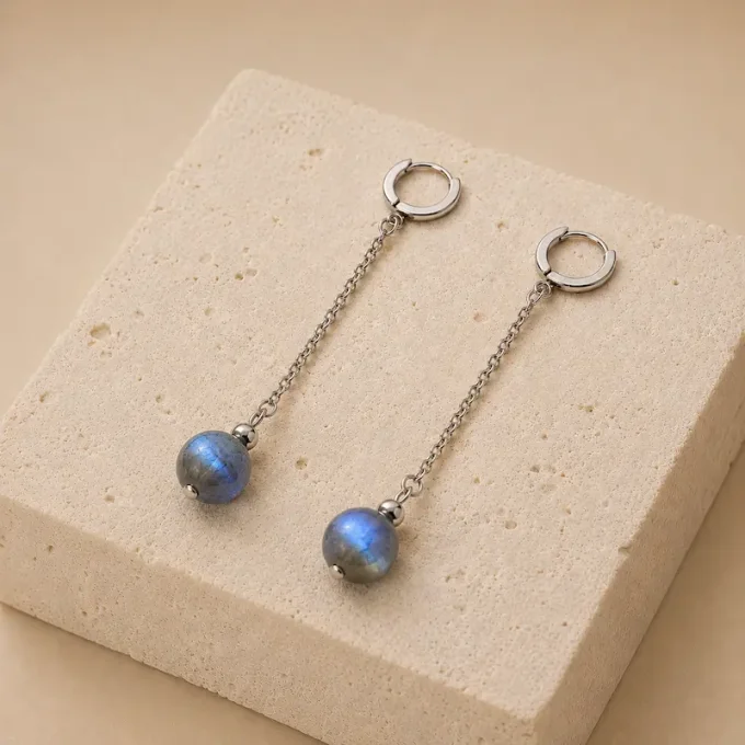 Boucles d'oreilles ÉOLIA Argent