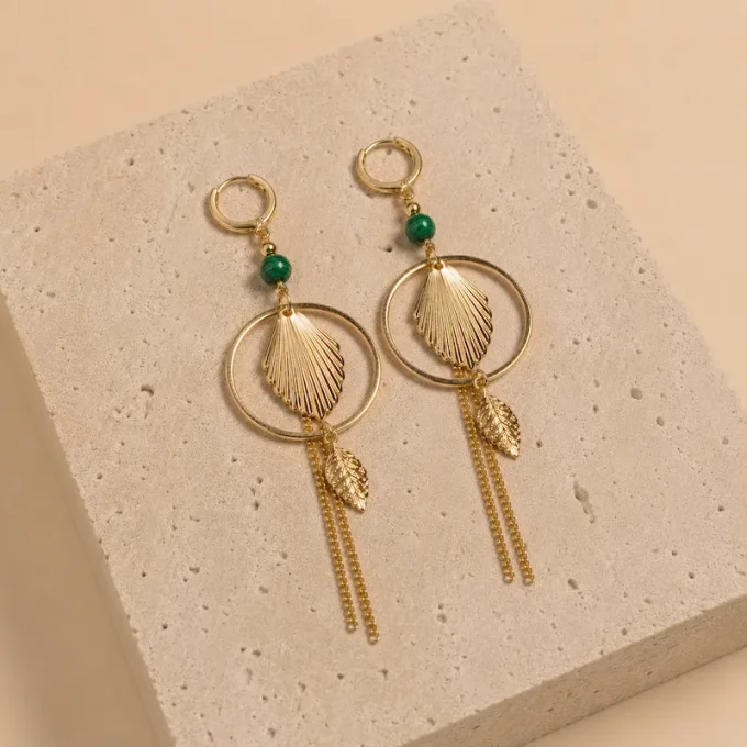 Boucles d'oreilles ESTELLA dorées