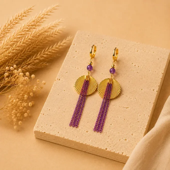 Boucles d'oreilles GAIA