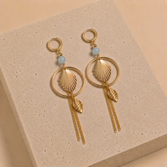 Boucles d'oreilles ESTELLA dorées