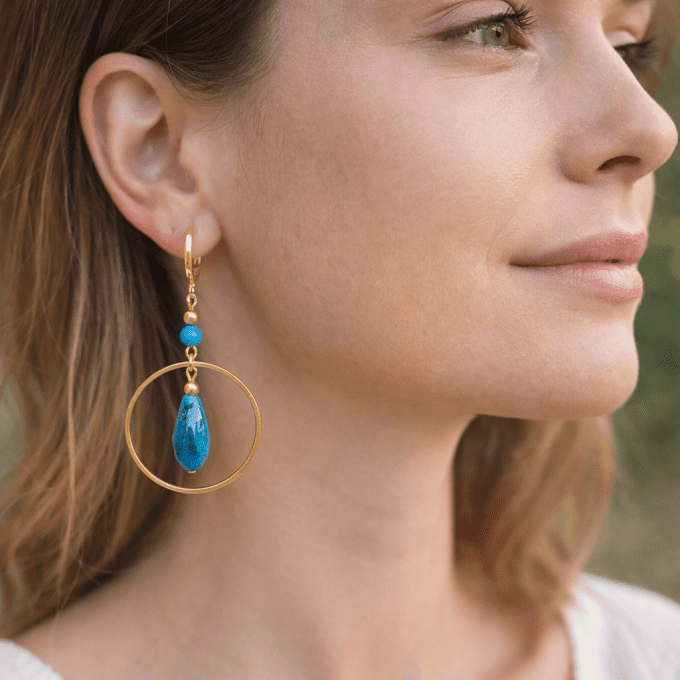 Boucle d'oreille lumineuse