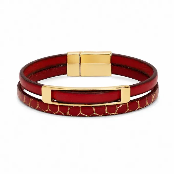 Bracelet Lifestyle Rouge & or