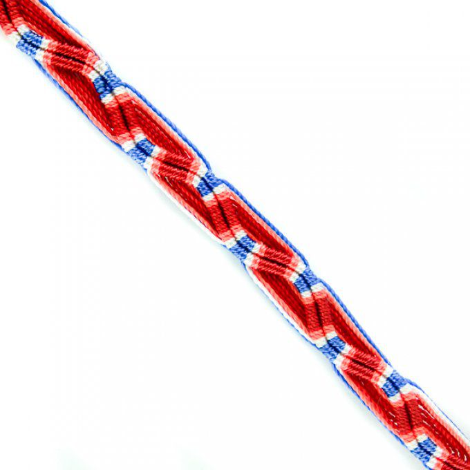 Bracelet brésilien couleur rouge bleu