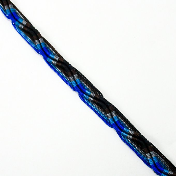 bracelet brésilien noir et bleu