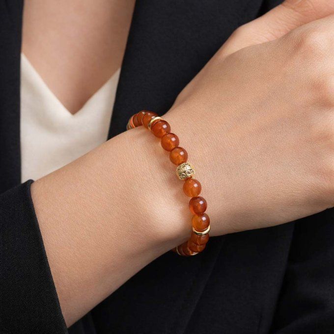 Bracelet Cornaline Orange