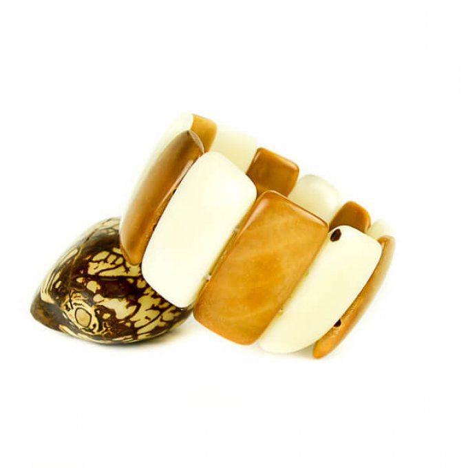 Bracelet large en tagua