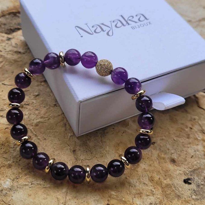 Bracelet Améthyste 