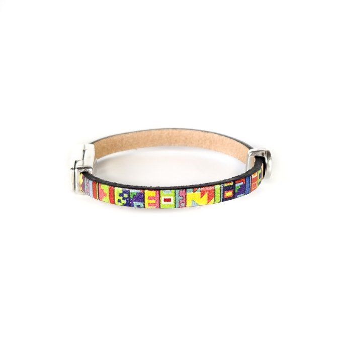 Bracelet CréaCuir Kids multicolore
