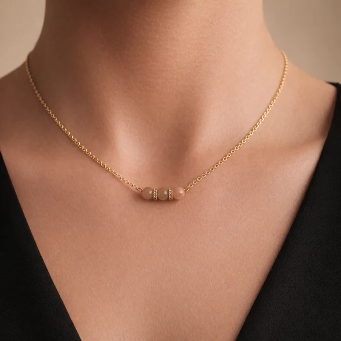 Collier perles LUMINA