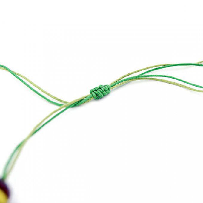 fermoir noeud coulissant collier