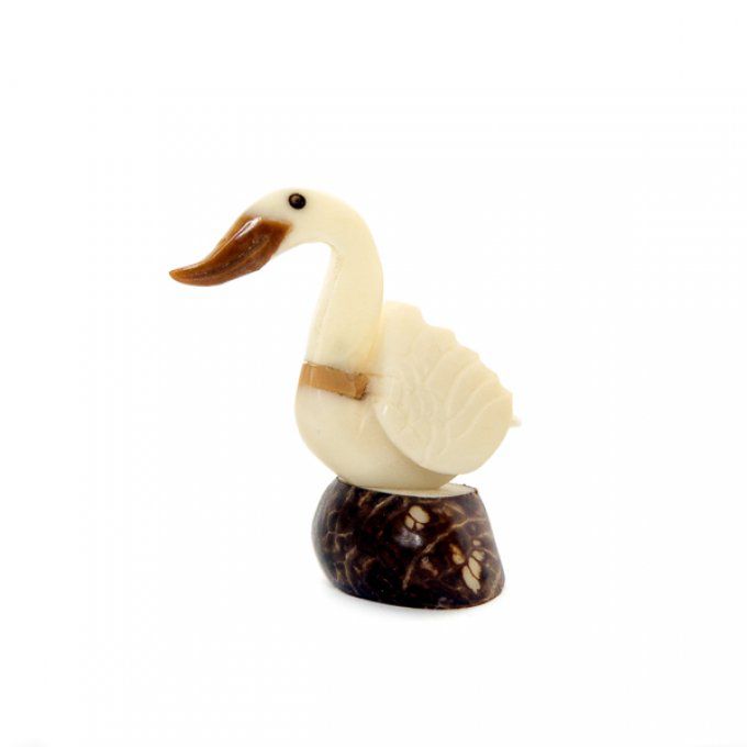 objet déco original cygne blanc