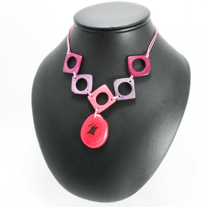 Collier bio écologique en tagua