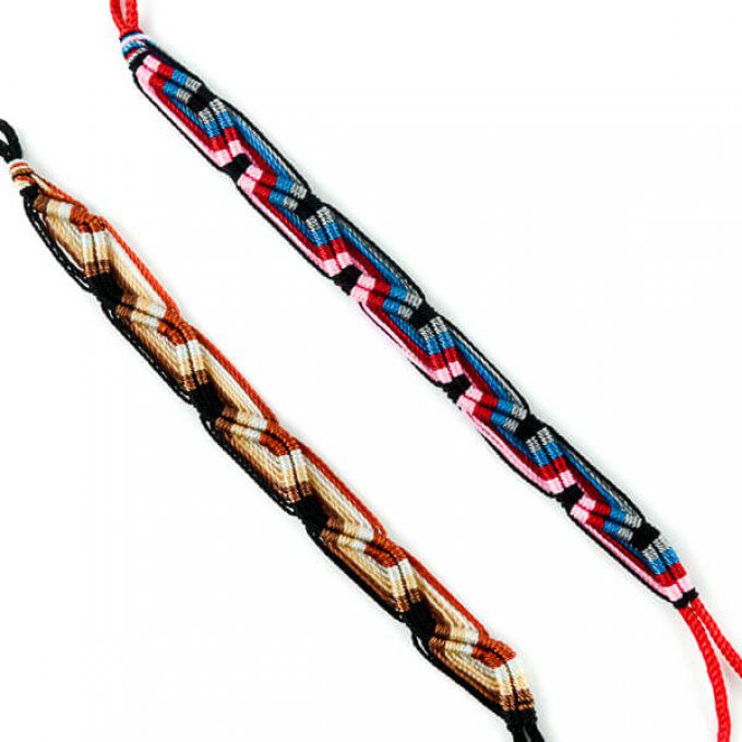 lot de 2 bracelets brésilien mixte