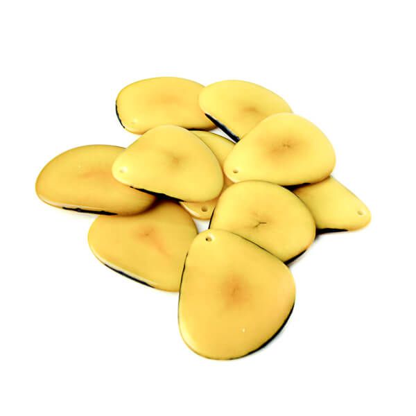 Tranche fine en ivoire végétal - Tagua-creations