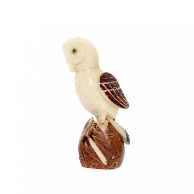 figurine déco art design hibou grand-duc original