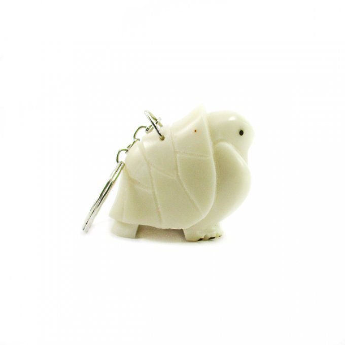 porte-clef figurine tortue végétal