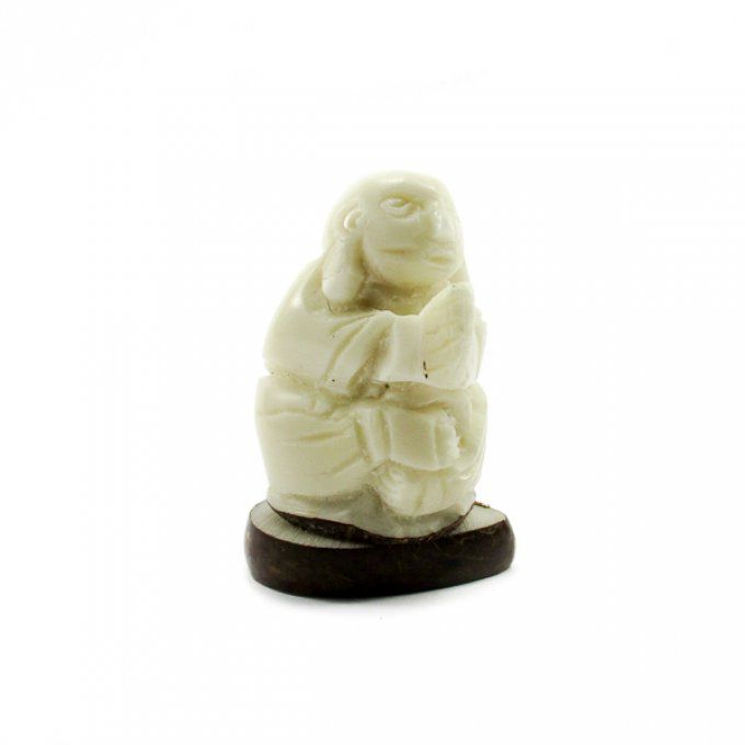 Bouddha taillé dans la noix de tagua