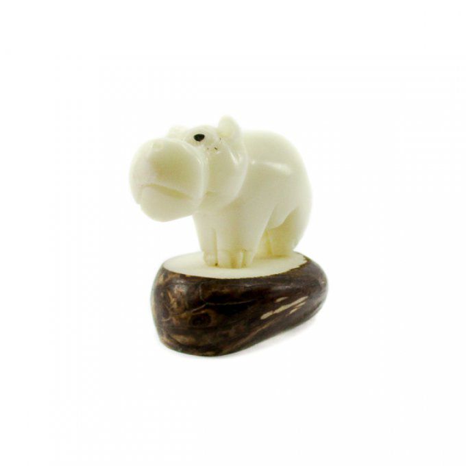 objet décoration fait main en ivoire végétal