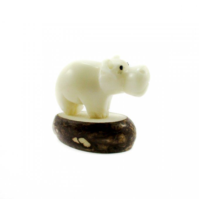 figurine artisanale animaux en ivoire végétal