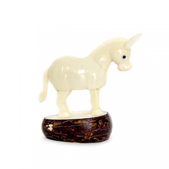 figurine déco âne en tagua