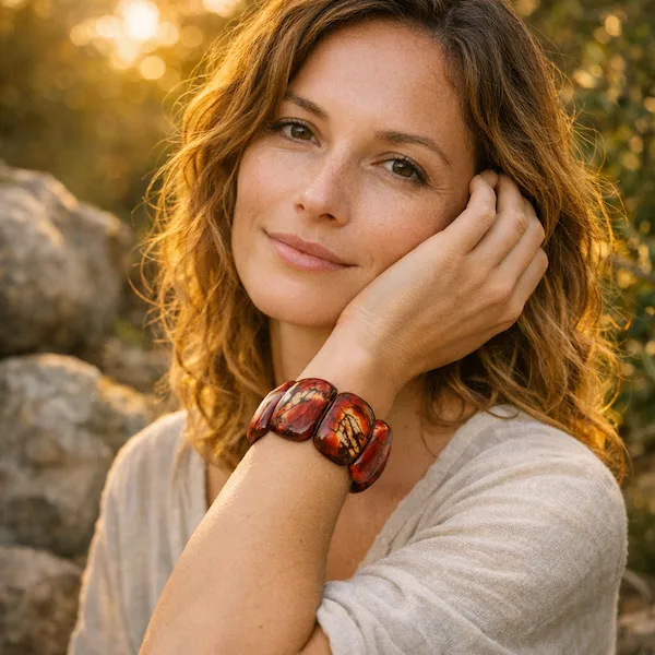 Bijou éthique tagua ivoire végétal