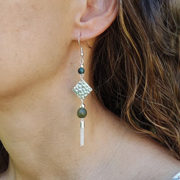 Boucles d'oreilles de créateur tendance 