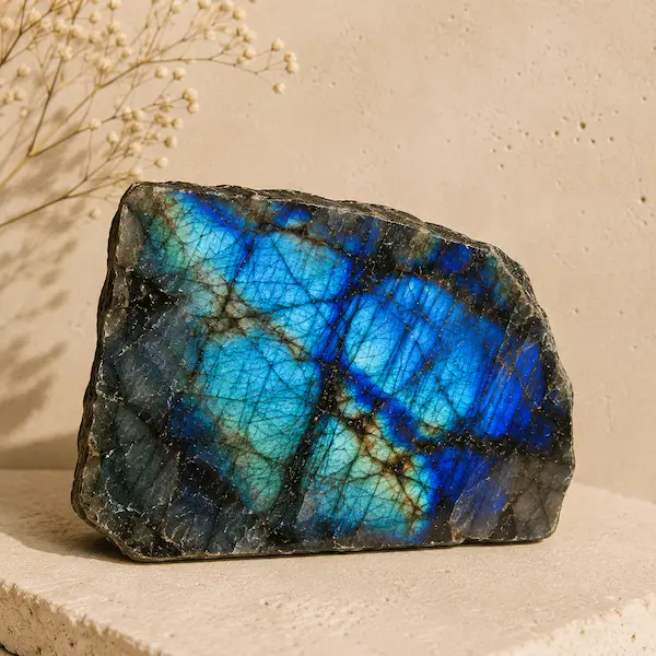 morceau de labradorite brute