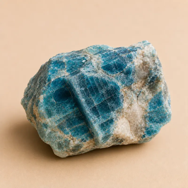 L'Apatite bleue naturelle pour bijoux