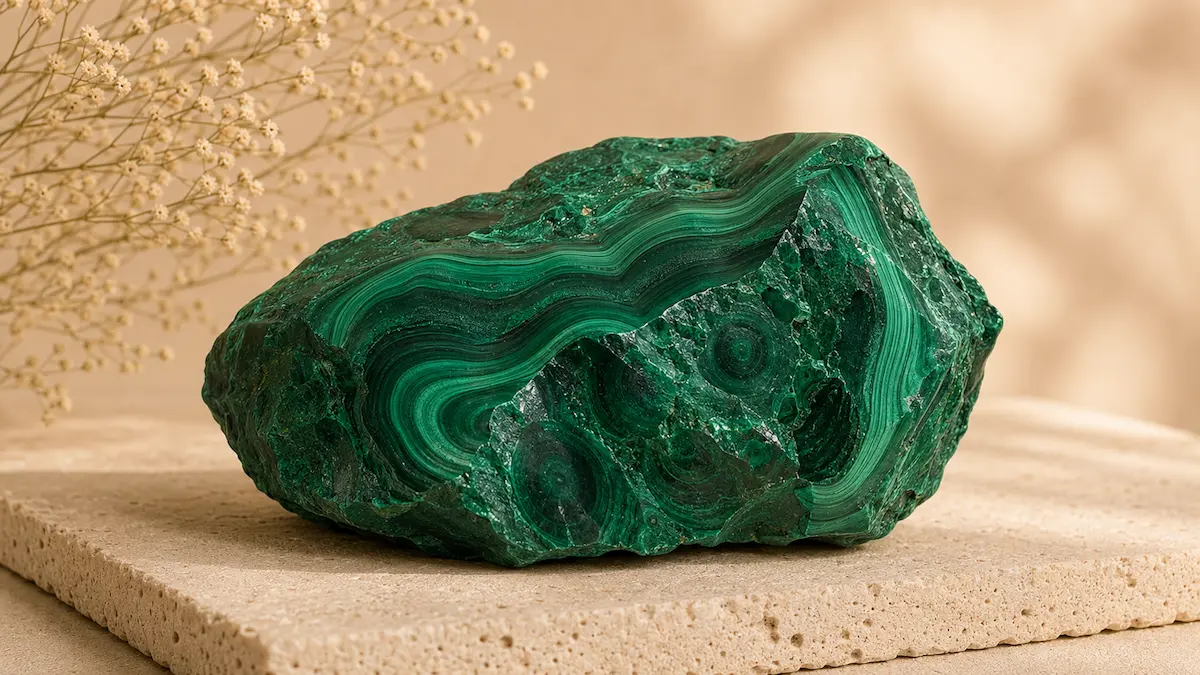 Les bijoux en Malachite