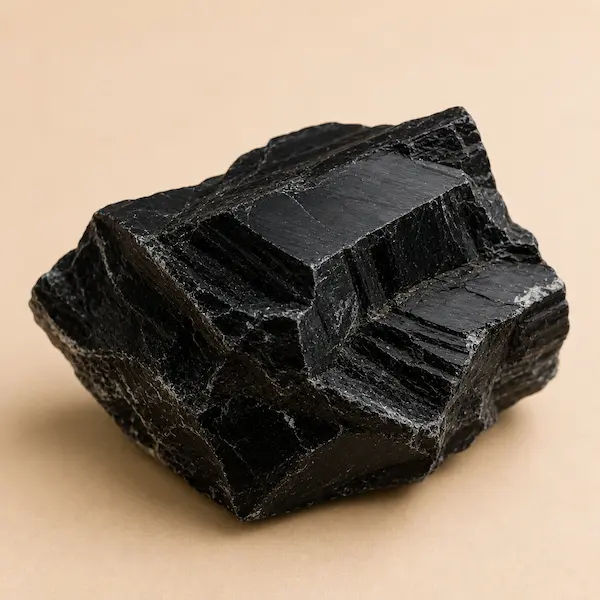  Pierre naturelle Onyx noire pour bijoux